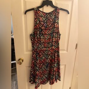 Multi Color A-line Dress